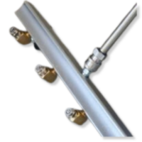 Kranzle-Fit BE Under Car Cleaner 4 Nozzle D12 Coupling - Long